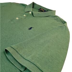 Ralph Lauren Men’s XL Green Classic Fit Polo Shirt Collegiate Heritage Preppy